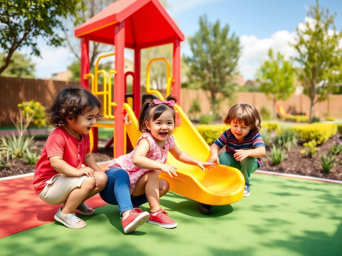 Children playing outdoors